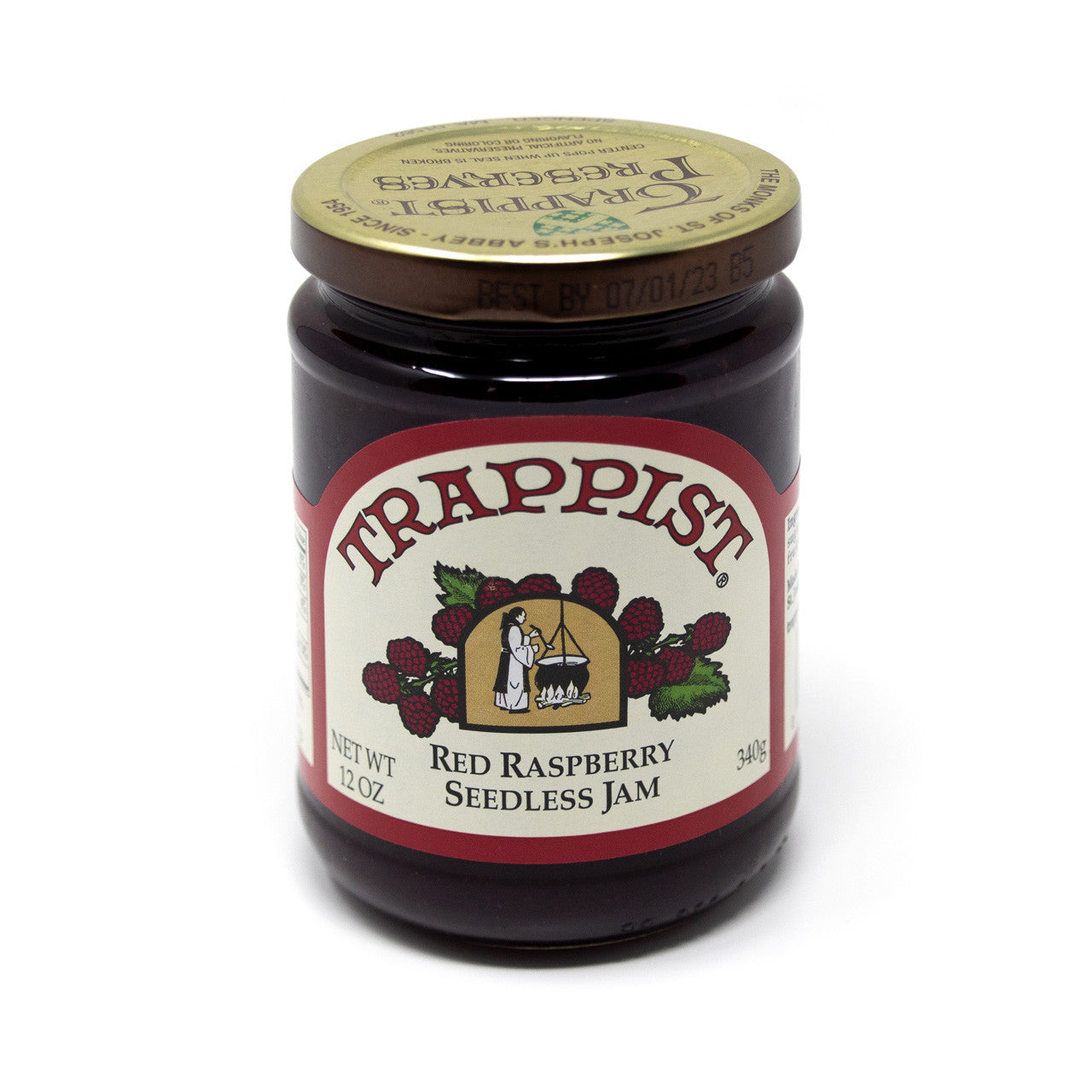 Trappist Preserves || Red Raspberry No Seeds - From The Trappist Monks of Saint Joseph’s Abbey