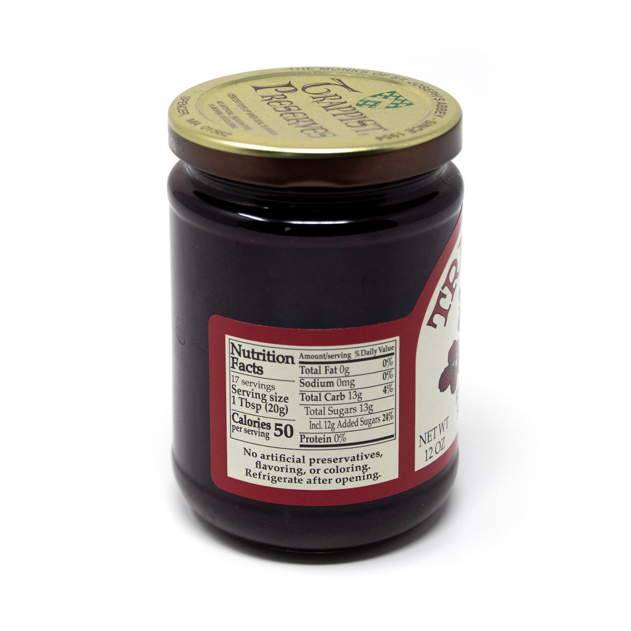 Trappist Preserves || Red Raspberry No Seeds - From The Trappist Monks of Saint Joseph’s Abbey