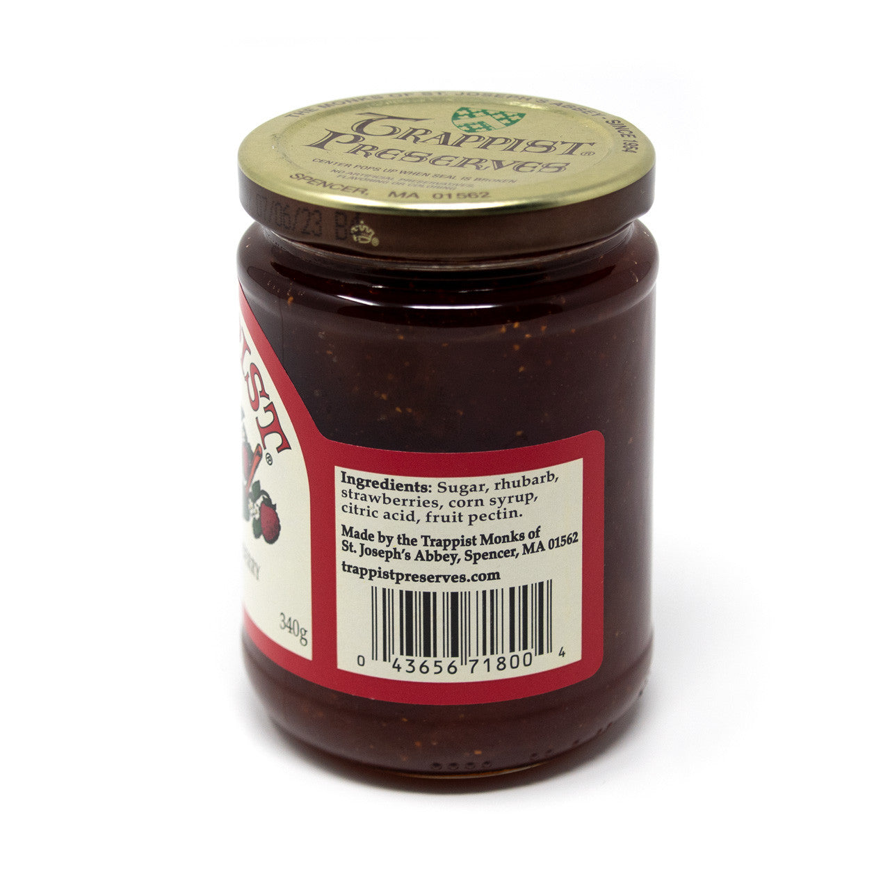 Trappist Preserves || Rhubarb-Strawberry - From The Trappist Monks of Saint Joseph’s Abbey