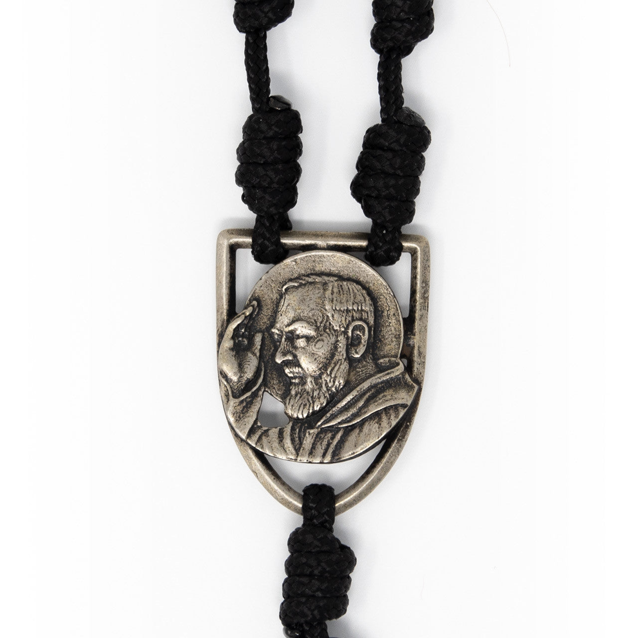 In Via || Black Padre Pio Rosary