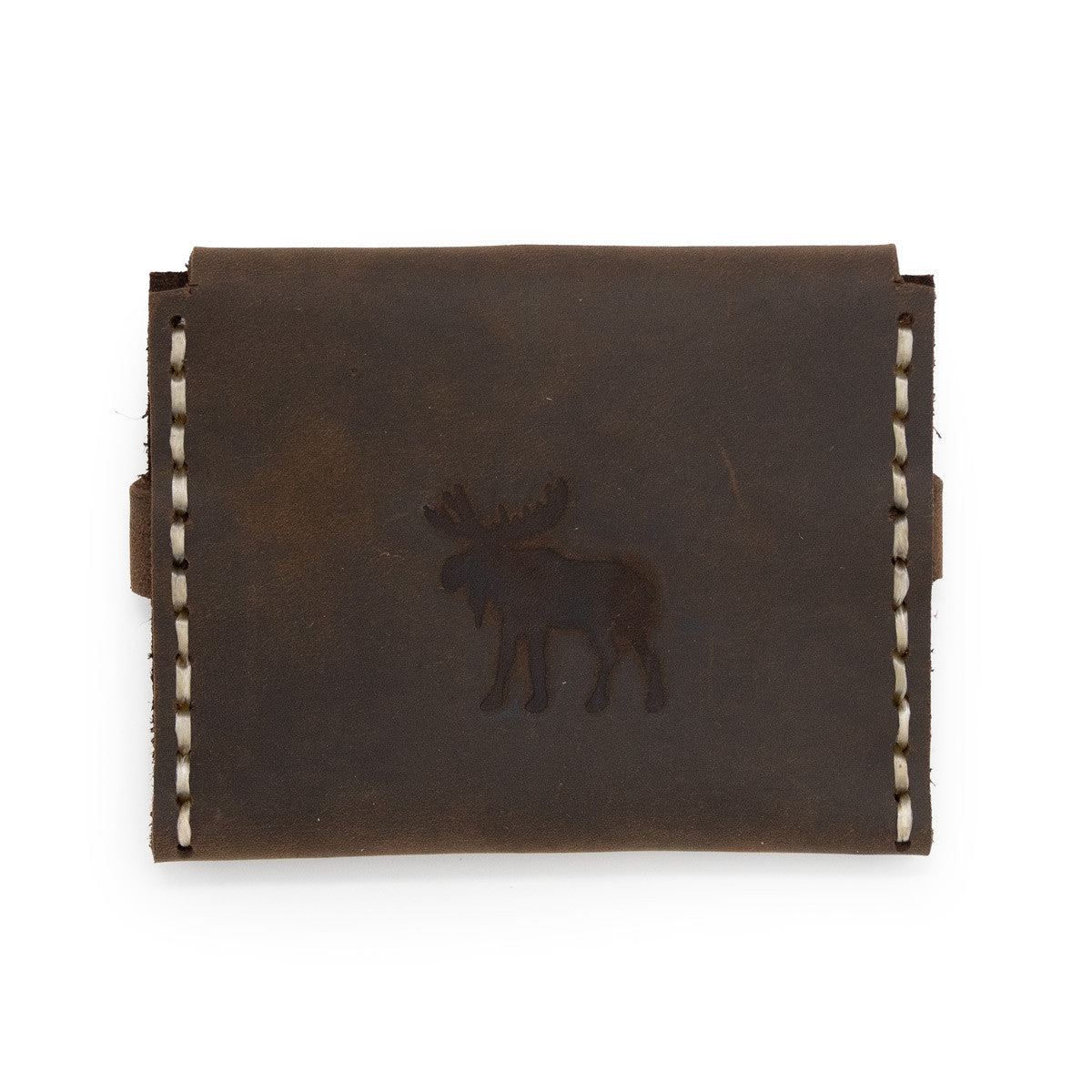 OreMoose || Rosary Pouch (Grizzly Bear) - Handmade Leather Pouch with Envelope Feature