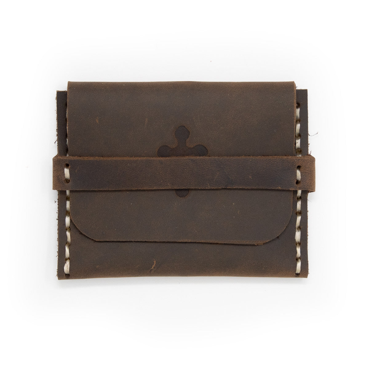 OreMoose || Rosary Pouch (Grizzly Bear) - Handmade Leather Pouch with Envelope Feature