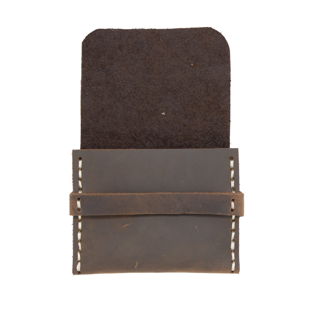 OreMoose || Rosary Pouch (Grizzly Bear) - Handmade Leather Pouch with Envelope Feature