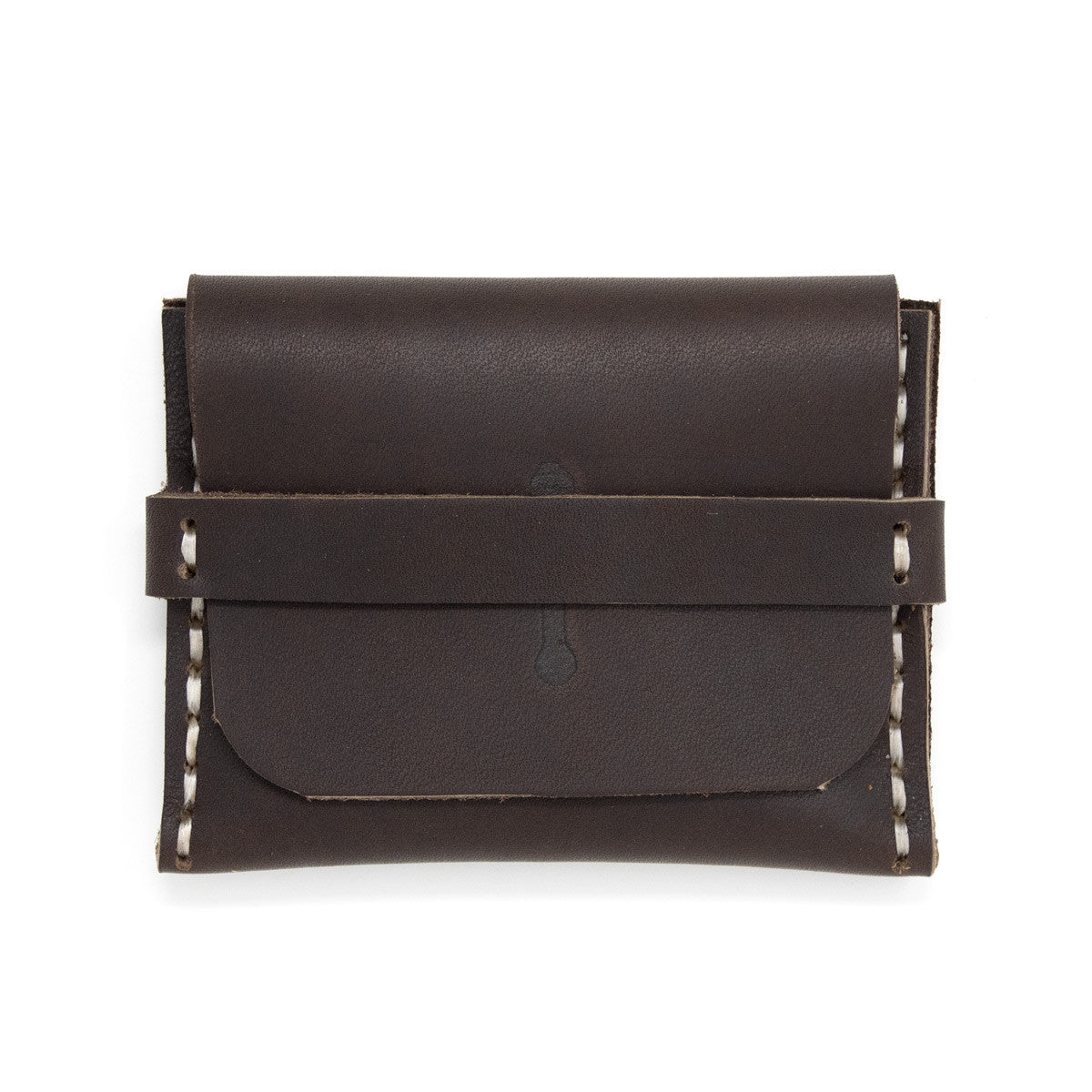 OreMoose || Rosary Pouch (Mink) - Handmade Leather Pouch with Envelope Feature
