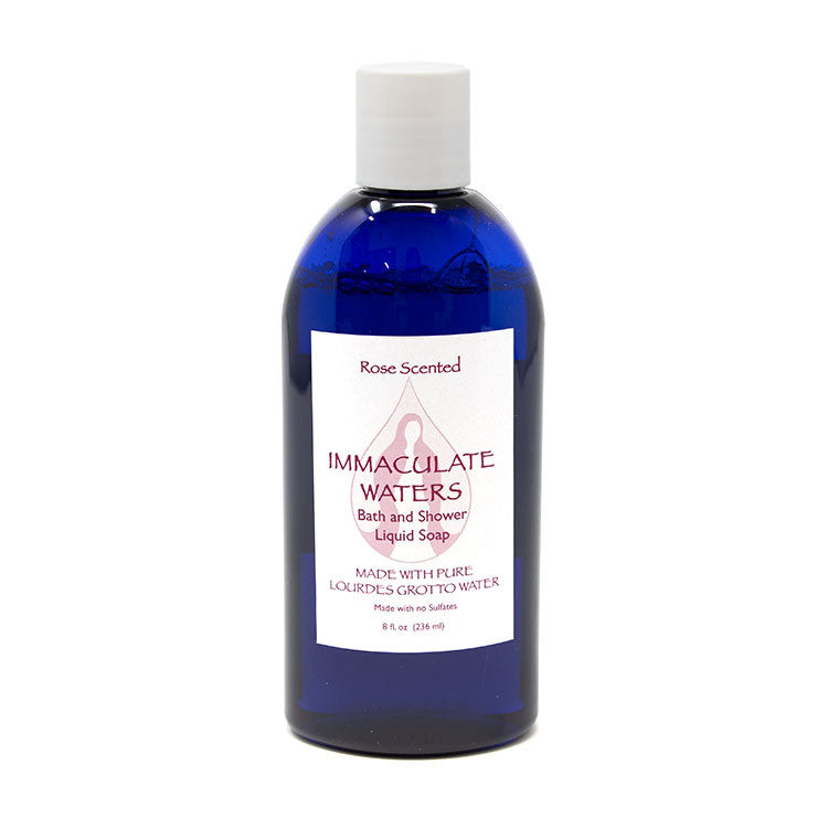 Immaculate Waters || Bath and Shower Liquid Soap made with Lourdes Water - Rose
