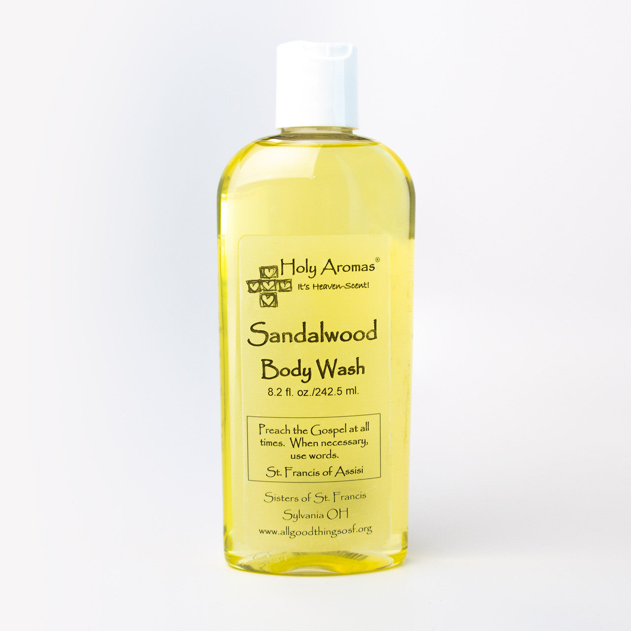Holy Aromas® | Body Wash - Sandalwood - Front