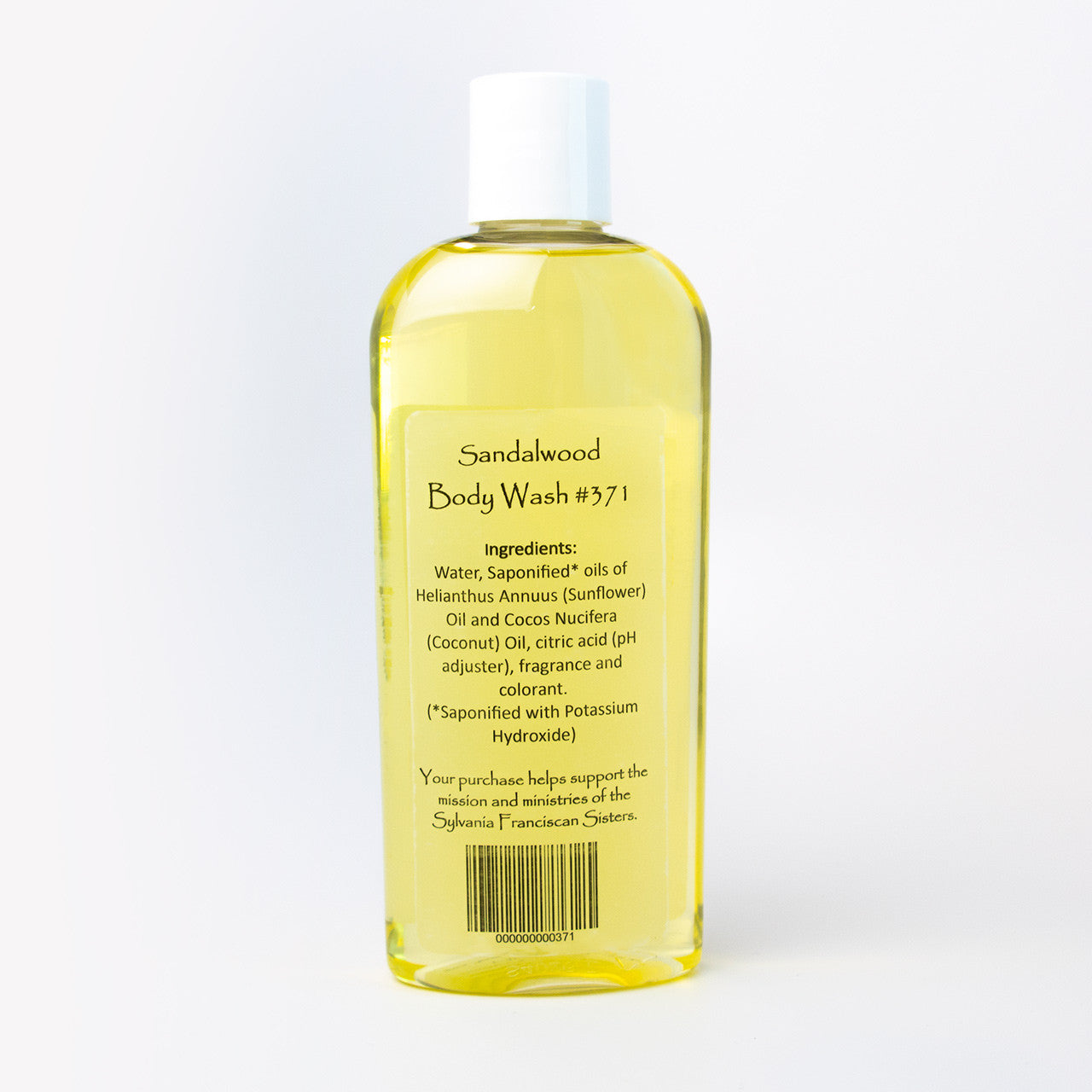 Holy Aromas® | Body Wash - Sandalwood - Back
