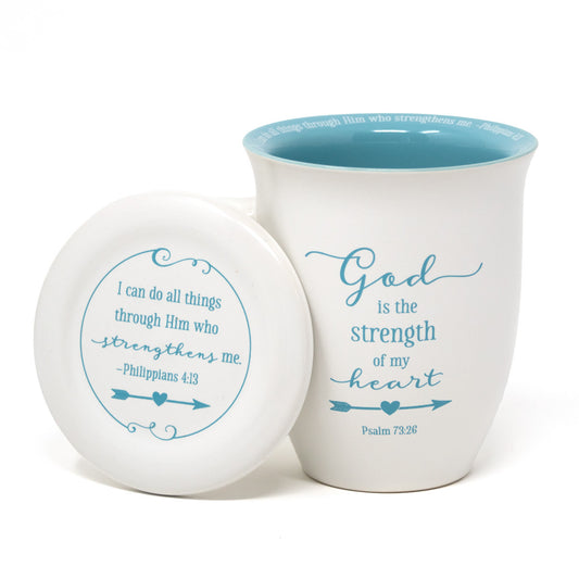 Abbey & CA | Mug and Coaster Set | God Is The Strength |