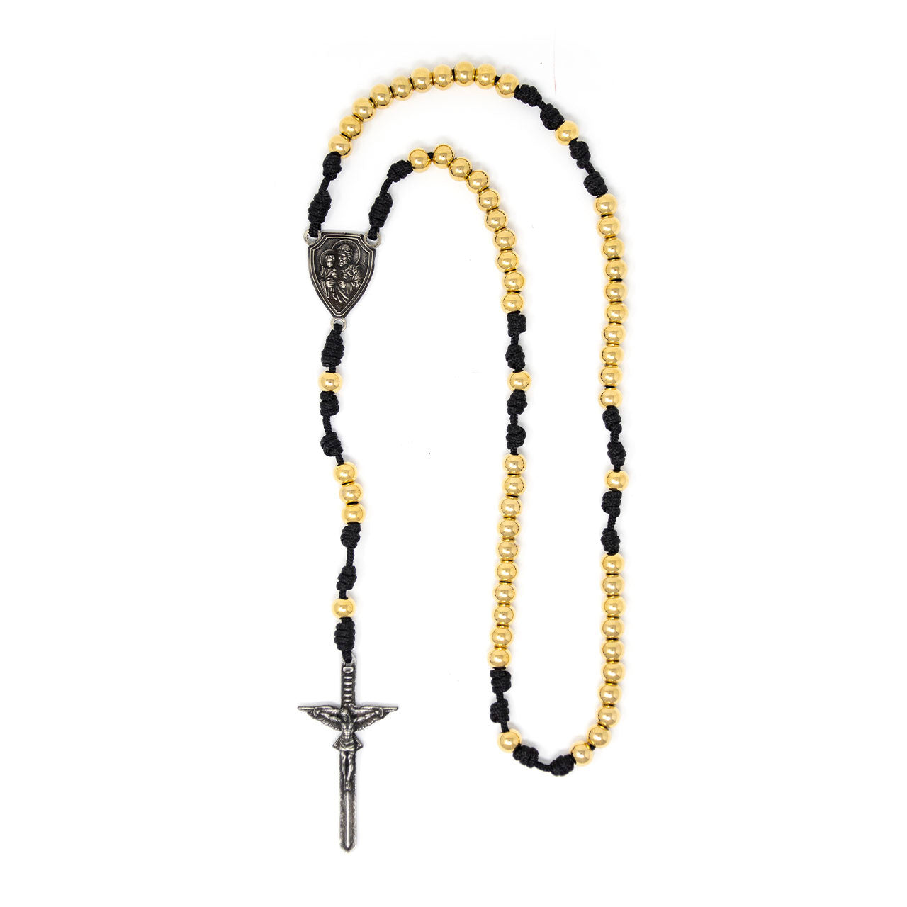 In Via || "Terror of Demons" Rosary - Gold Stainless Steel - 5 Decade